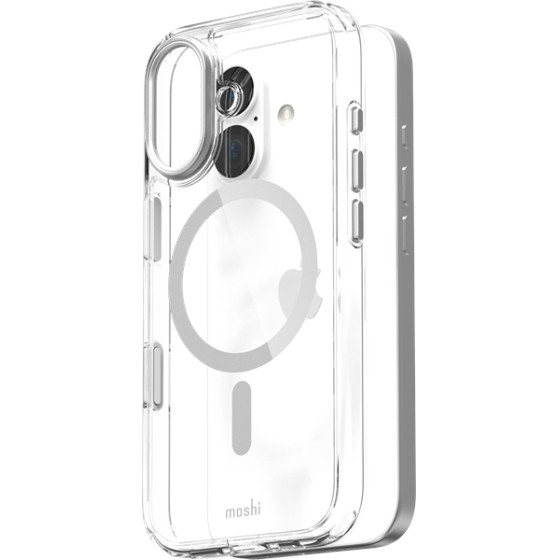 Moshi Iglaze Magsafe - Case Iphone 17 (Luna Silver) - (99M2251021)