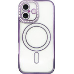 Vivid Magsafe Strass Case Apple Iphone 17 Purple - (CS-Mgs Tr 1-2507001)