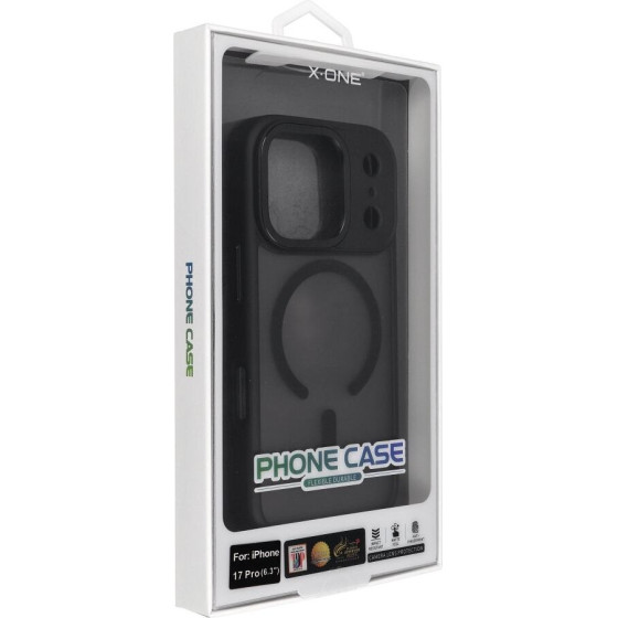 X-One Dropguard Magnetic Case Air (Magsafe compatible) - For Apple Iphone 17 Pro black
