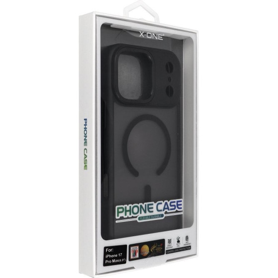 X-One Dropguard Magnetic Case Air (Magsafe compatible) - For Apple Iphone 17 Pro Max black