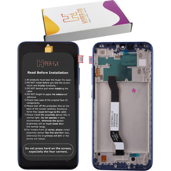 HYPER-Fix Xiaomi Redmi Note 8 ����� + Touch Screen + Lens + Frame Blue Service Pack - (HF-5600030C3J00)