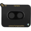 Volte-Tel Tempered Glass Samsung Z Flip 7 5G F766 6.9'' 9H 0.25mm 3D Curved For Camera BLACK