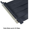 Lian Li Pcie 5.0 Riser Cable 200mm - Black - (G89.PW-PCI-520X)
