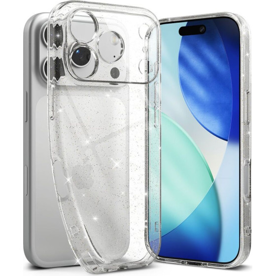 Ringke Air Case For Iphone 17 Pro Max - Clear And Glitter - (28491-0)
