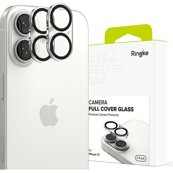 Ringke Camera Full Cover 2-Pack For Iphone 17 - Black - (28765-0)