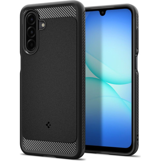 Spigen Rugged Armor Case For Samsung Galaxy A17 - Matte Black - (28753-0)