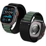 Spigen Strap WBF1 Strap For Apple Watch 44 / 45 / 46 / 49 Mm - Black And Green - (28751-0)