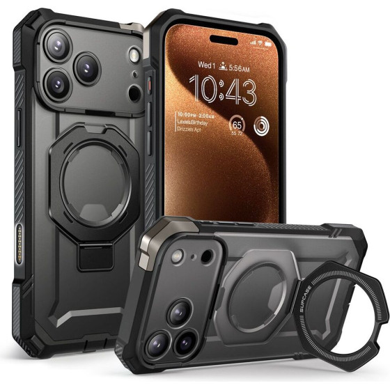 Supcase Ub Grip Mag Magsafe Case For Iphone 17 Pro - Black - (27879-0)