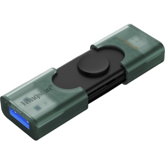 Kingston Usb Stick Data Traveler Usb A+Usb C 3.2 Gen1 - (DTDEG2/256GB)
