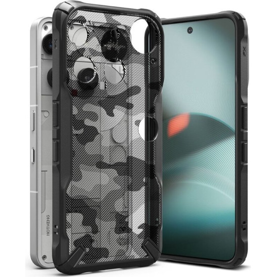 Ringke FUSION X NOTHING PHONE 3 CAMO BLACK - (8800293859291)