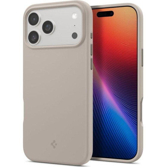 Spigen SILICONE FIT MAG MAGSAFE IPHONE 17 PRO MAX STONE - (8800283314045-ACS102)