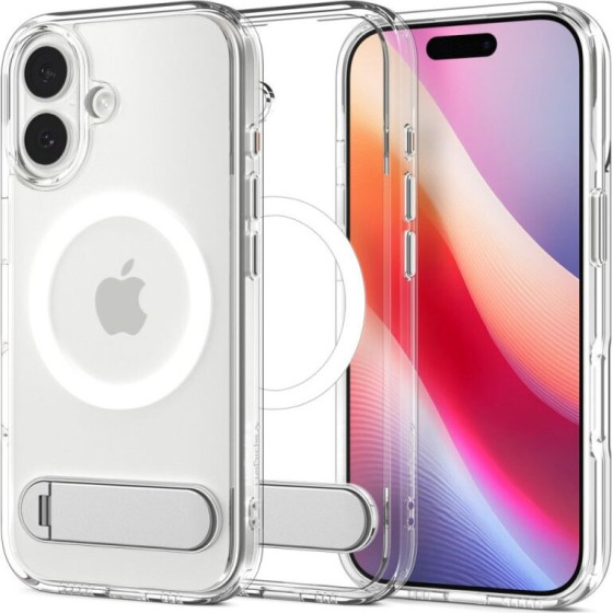 Spigen ULTRA HYBRID ''S'' MAG MAGSAFE IPHONE 17 CLEAR/WHITE - (8800283311105-ACS099)
