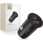 Tech-Protect CC02 2-PORT CAR CHARGER PD 35W / QC3.0 BLACK - (5906302361038)