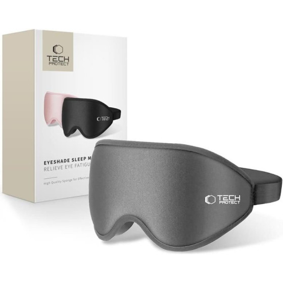 Tech-Protect EYESHADE SLEEP MASK GREY - (5906302332908)