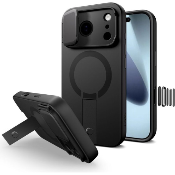 Tech-Protect KEVLAR AURA MAGSAFE IPHONE 17 PRO MAX BLACK - (5906302331680)
