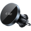 Tech-Protect MM15W-V5 MAGNETIC MAGSAFE CD & VENT CAR MOUNT WIRELESS CHARGER 15W BLACK/BLACK - (5906302361083)