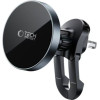 Tech-Protect MM15W-V5 MAGNETIC MAGSAFE STABLE VENT CAR MOUNT WIRELESS CHARGER 15W BLACK/BLACK - (5906302361069)