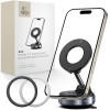 Tech-Protect N60 MAGNETIC MAGSAFE WINDSHIELD & DASHBOARD CAR MOUNT BLACK - (5906302368600)