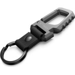 Tech-Protect SLIDELOCK CARABINER KEYCHAIN GUNMETAL - (5906302363582)