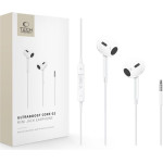 Tech-Protect ULTRABOOST MINI JACK EARPHONE CORE G2 WHITE - (5906302332335)