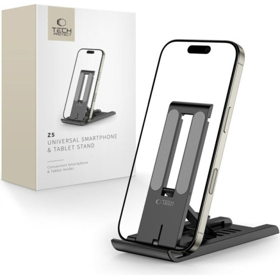 Tech-Protect Z5 UNIVERSAL STAND HOLDER SMARTPHONE & TABLET BLACK - (5906302368181)