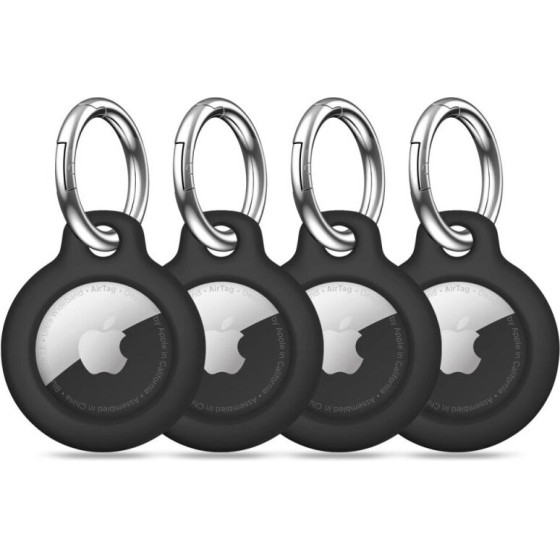Tech-Protect Rough 4-Pack Apple Airtag 1 / 2 Black - (5906302368938)