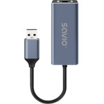 SAVIO Interface cards/Adapter RJ-45 - (AK-83)
