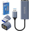 SAVIO Interface cards/Adapter RJ-45 - (AK-83)