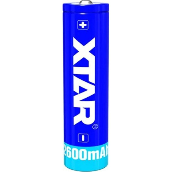 XTAR Battery 18650 3,7V Li-Ion 2600 Mah - (18650-2600)