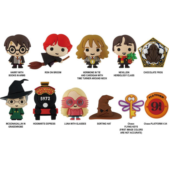 Monogram: Harry Potter (Blind Bag/Random) 3D Foam Bag Clips Figures