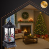 Ruhhy Silver Led Christmas Lantern 26755 - (18432-0)