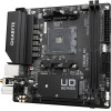 Gigabyte Motherboard - Supports AMD Ryzen 5000 Series AM4 CPUs, 6 Phases Digital VRM, up to 5300MHz DDR4 (OC), 1xPCIe 3.0 M.2, WIFI, GbE LAN, USB 3.2 Gen1 - (A520I AC)