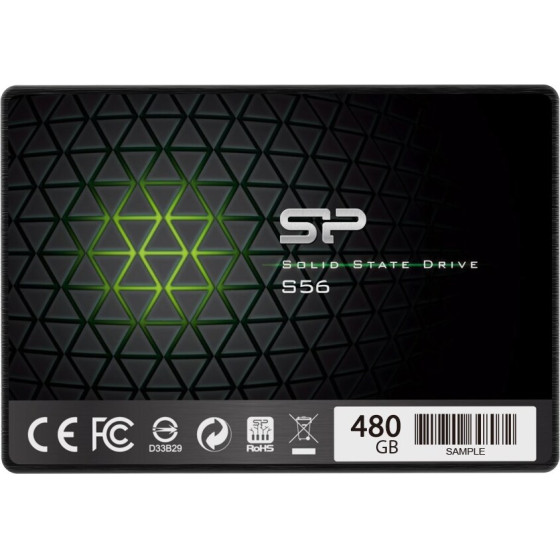 Silicon Power Slim S56 480 GB 2.5'' Serial ATA III TLC - (SP480GBSS3S56A2)