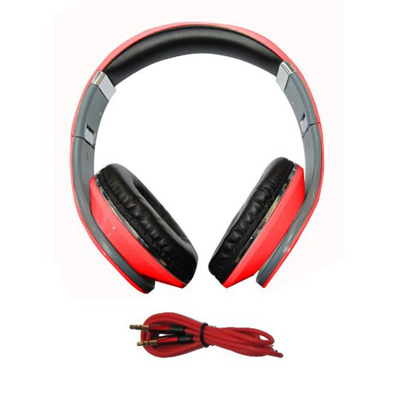 BENYE SOUND STEREO HEADPHONES RED