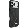 BMW Case M Carbon Line & Logo MagSafe for iPhone 17 Pro Max yellow - (BMHMP17X25PCCSCKY)