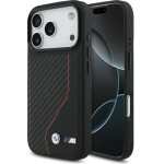 BMW Case M Carbon Line & Logo MagSafe for iPhone 17 Pro red - (BMHMP17L25PCCSCKR)