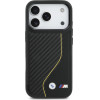 BMW Case M Carbon Line & Logo MagSafe for iPhone 17 Pro yellow - (BMHMP17L25PCCSCKY)