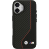 BMW Case M Carbon Line & Logo MagSafe for iPhone 17 red - (BMHMP17S25PCCSCKR)
