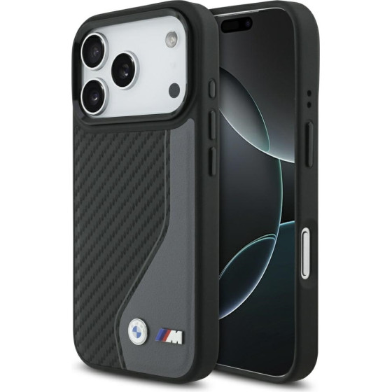 BMW Case M Carbon Logo MagSafe for iPhone 17 Pro anthracite - (BMHMP17L25PCCSCAK)