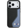 BMW Case M Carbon Logo MagSafe for iPhone 17 Pro blue - (BMHMP17L25PCCSCBK)