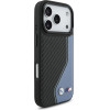 BMW Case M Carbon Logo MagSafe for iPhone 17 Pro blue - (BMHMP17L25PCCSCBK)