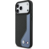 BMW Case M Carbon Logo MagSafe for iPhone 17 Pro Max blue - (BMHMP17X25PCCSCBK)
