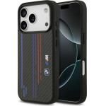 BMW Case M Kevlar Lines & Logo MagSafe for iPhone 17 Pro black - (BMHMP17L25CFSTSK)