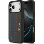 BMW Case M Kevlar Lines & Logo MagSafe for iPhone 17 Pro Max black - (BMHMP17X25CFSTSK)