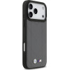 BMW Case M Quilted Logo MagSafe for iPhone 17 Pro Max anthracite - (BMHMP17X25PSECHA)