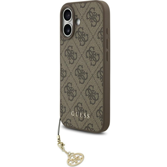 Guess 4G Charms Collection MagSafe case for iPhone 17 brown - (GUHMP17SGF4GCW)