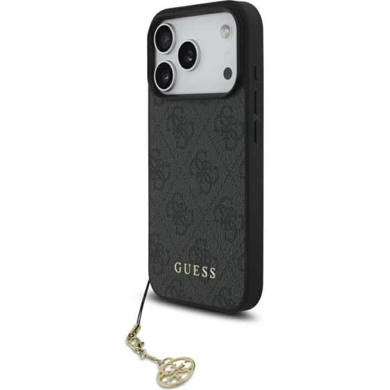 Guess 4G Charms Collection MagSafe case for iPhone 17 Pro black - (GUHMP17LGF4GCK)