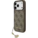 Guess 4G Charms Collection MagSafe case for iPhone 17 Pro brown - (GUHMP17LGF4GCW)