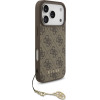 Guess 4G Charms Collection MagSafe case for iPhone 17 Pro brown - (GUHMP17LGF4GCW)