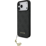 Guess 4G Charms Collection MagSafe case for iPhone 17 Pro Max black - (GUHMP17XGF4GCK)